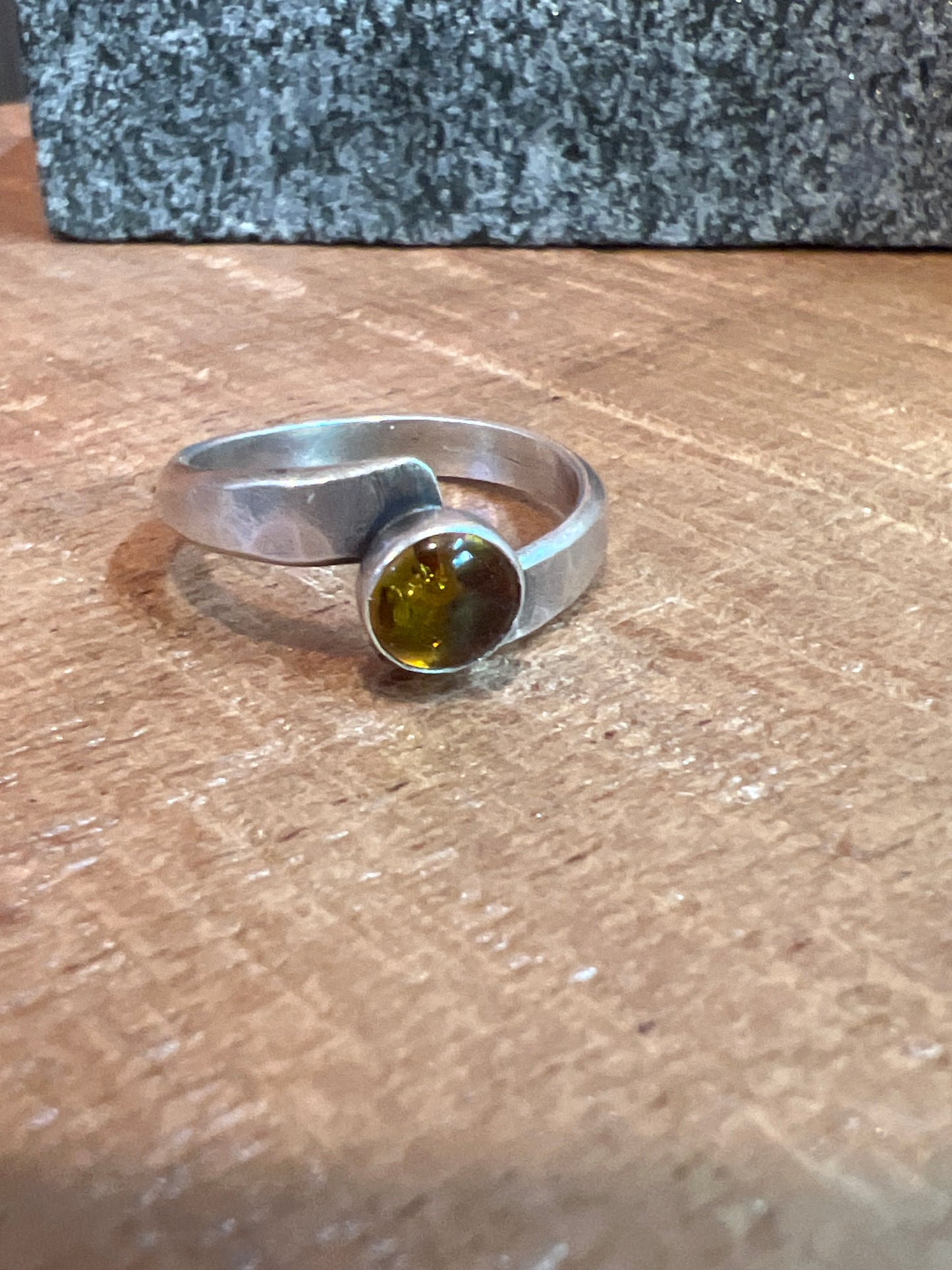 Amber  wrap ring