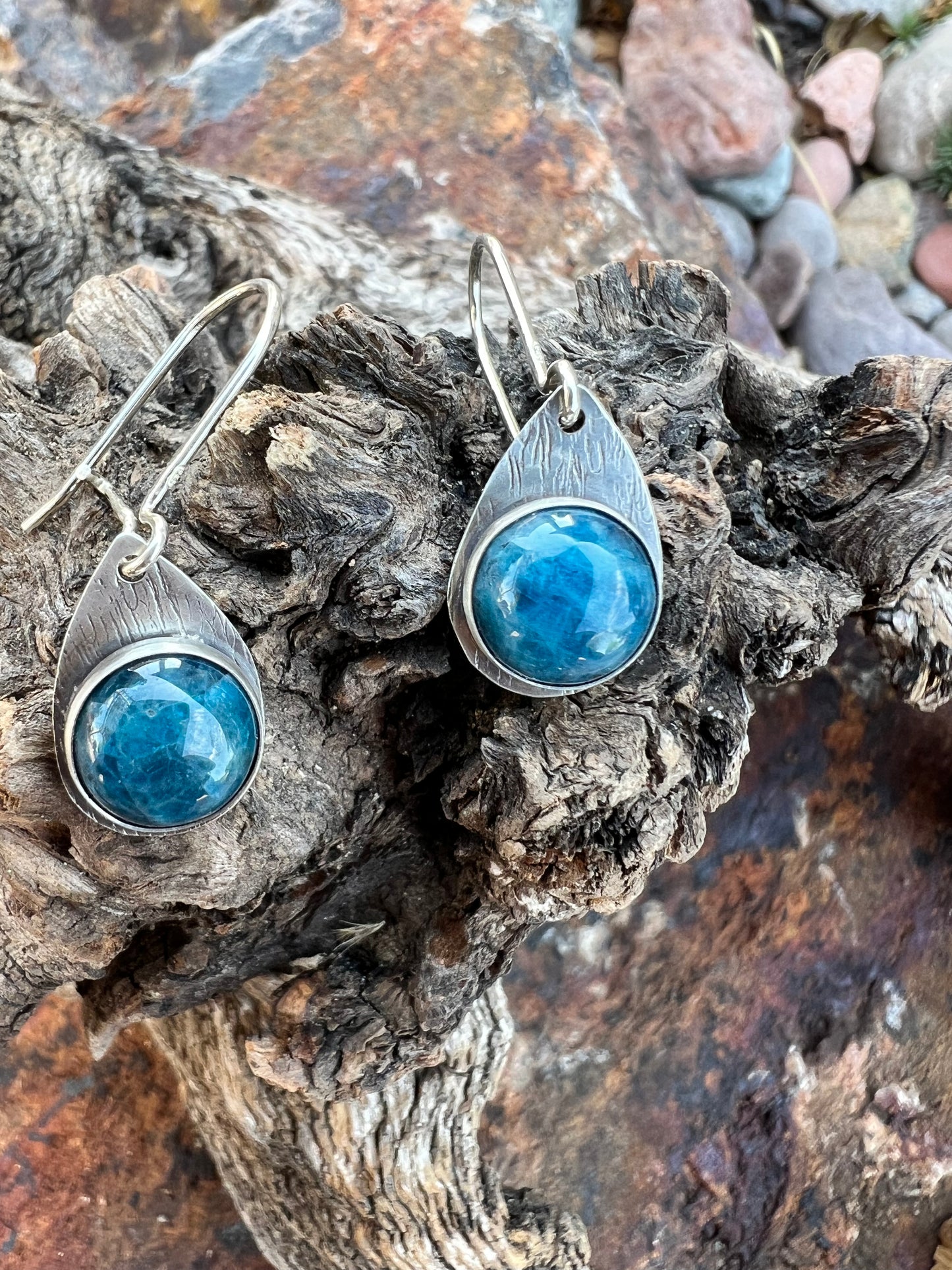 Drops of the Adriatic (Apatite) earrings