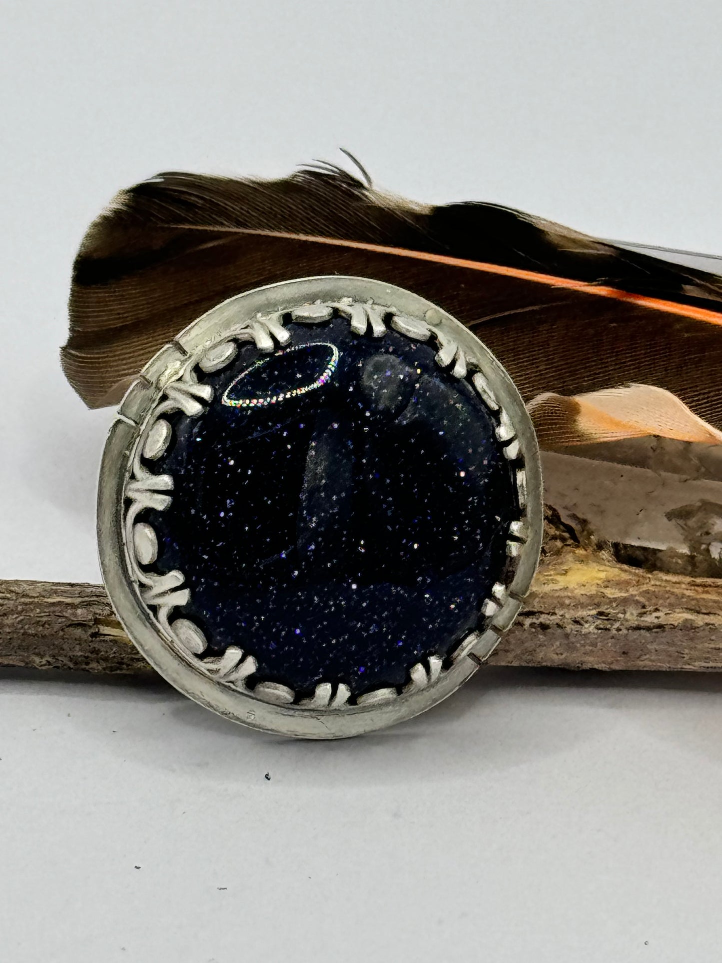 Blue goldstone aura