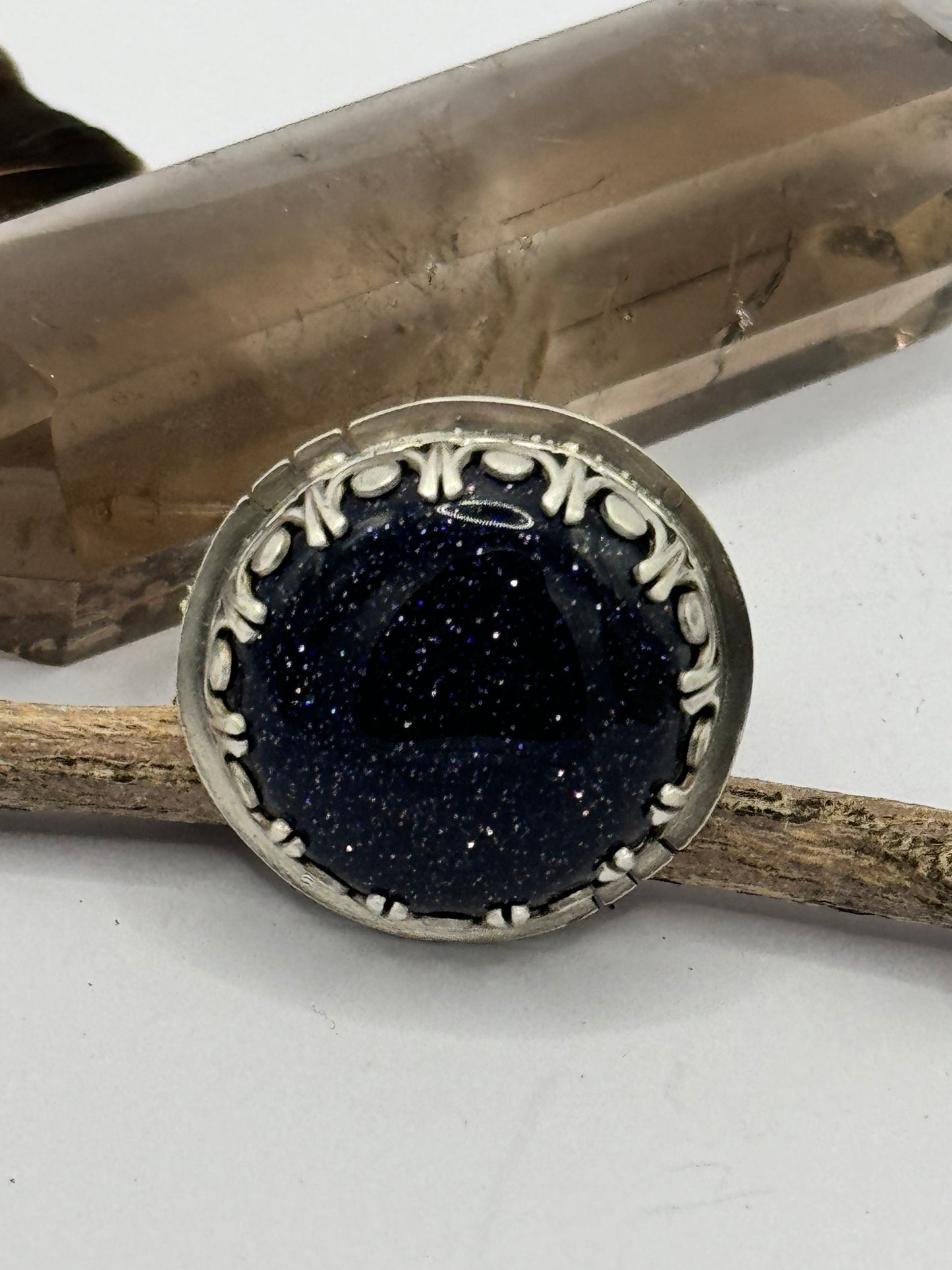 Blue goldstone aura