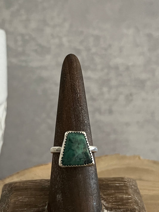 Turquoise rhombus ring