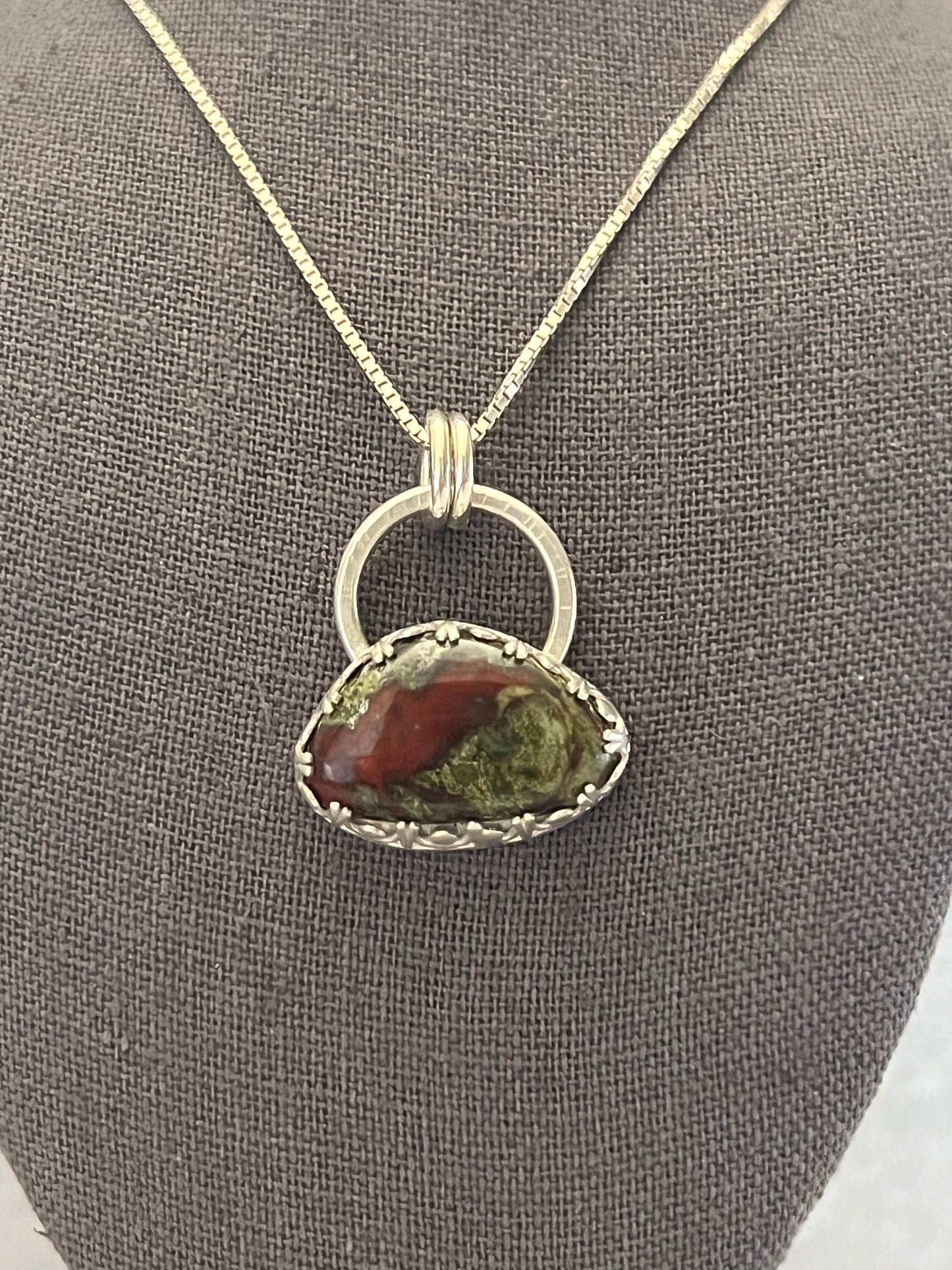 Freeform dragons blood jasper