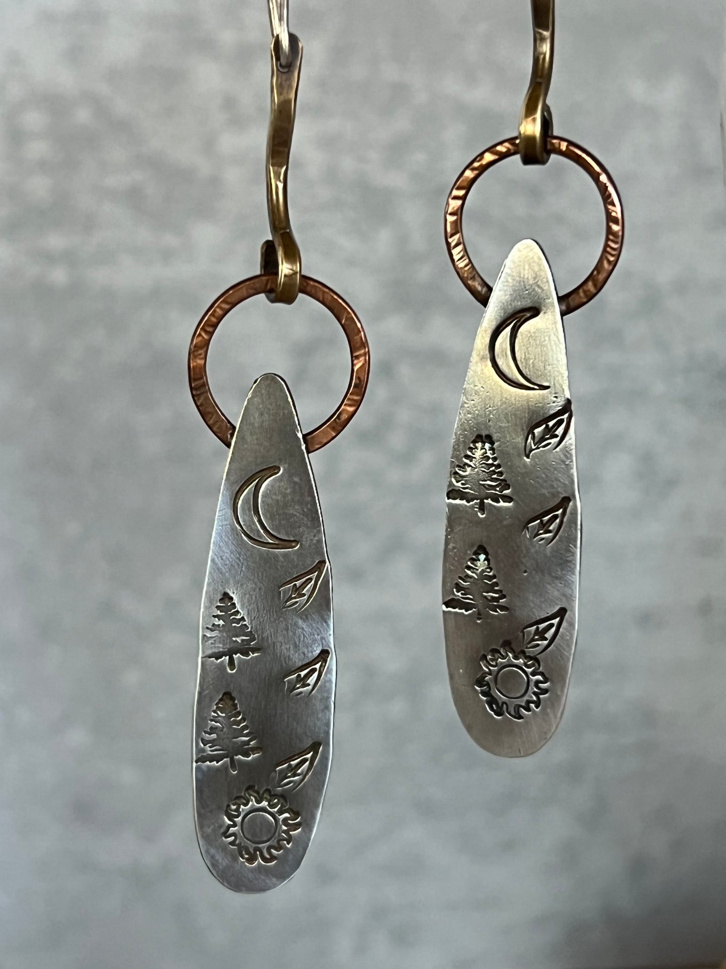 Copper and silver drop