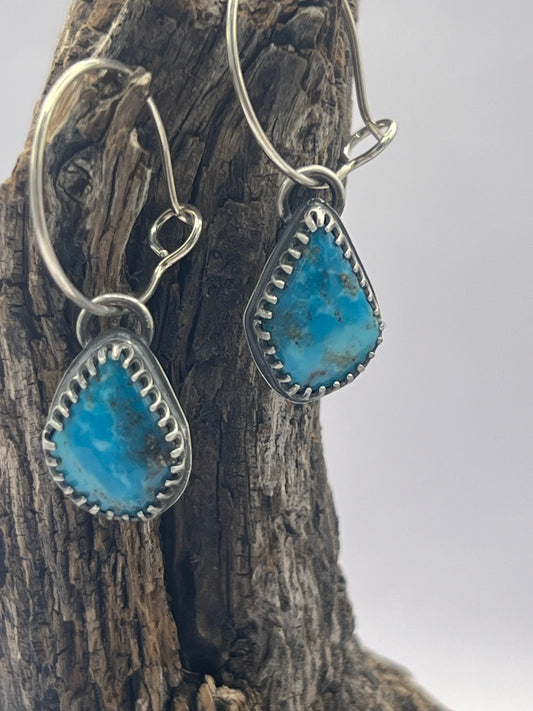 LIke antique Turquoise Leaves Earrings