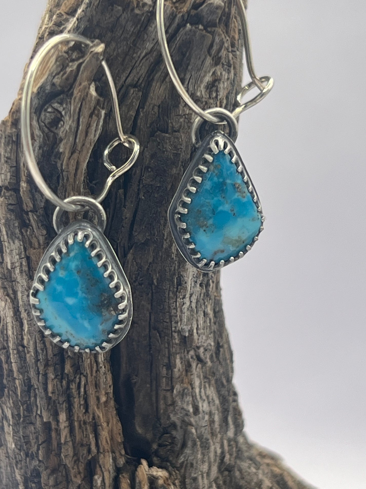 LIke antique Turquoise Leaves Earrings