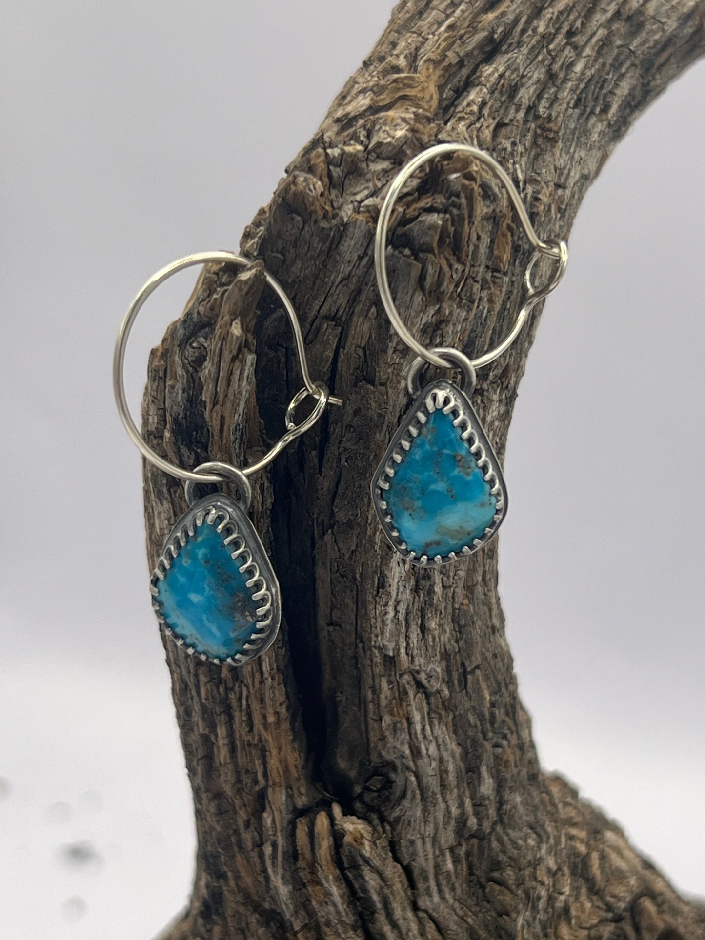 LIke antique Turquoise Leaves Earrings