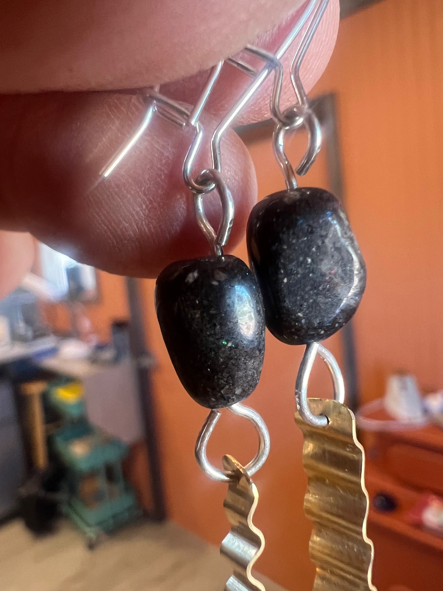 Black Opal to Sterling Silver