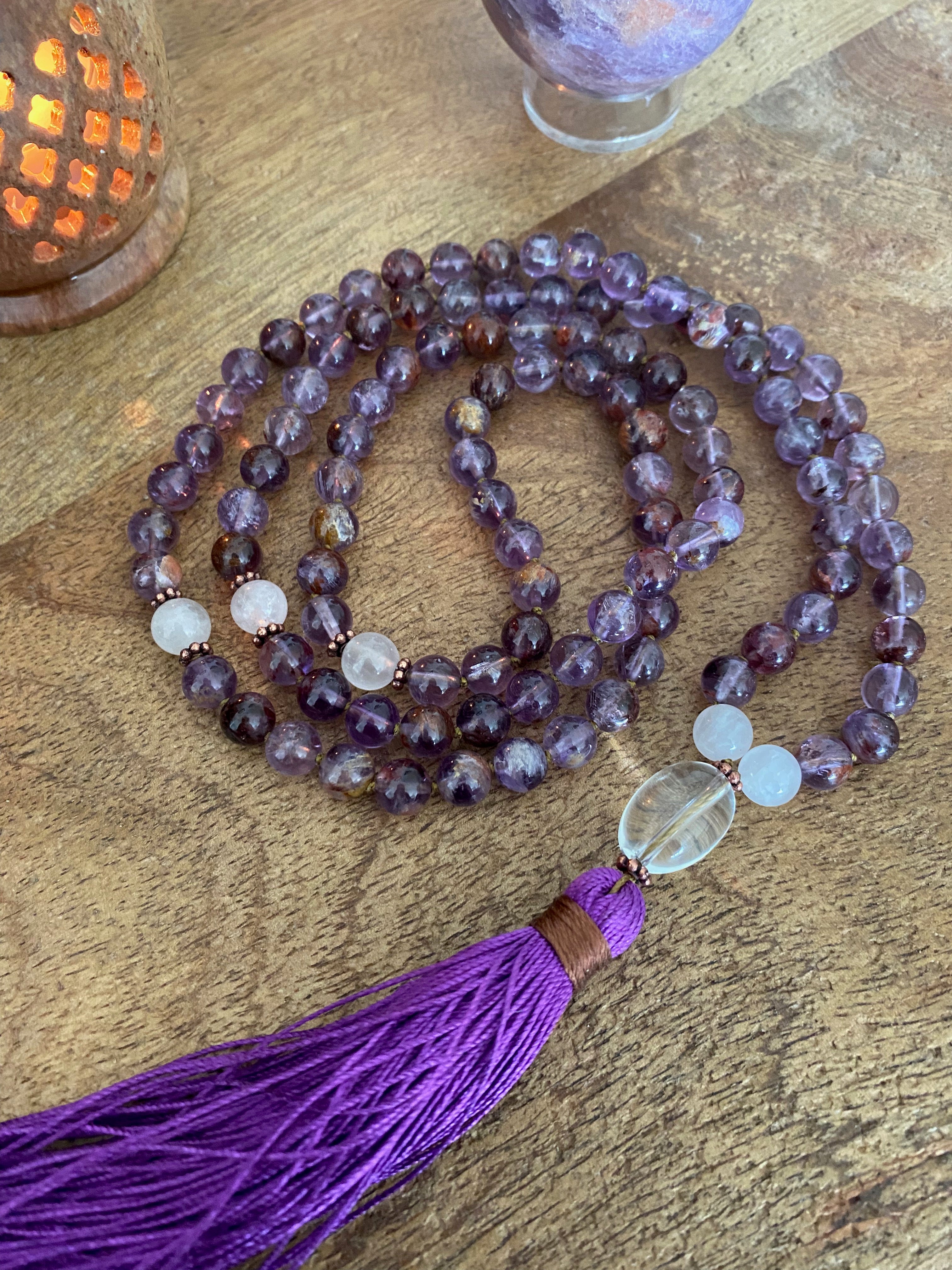 Amethyst mala clearance